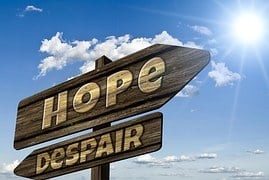 Hope Despair signpost